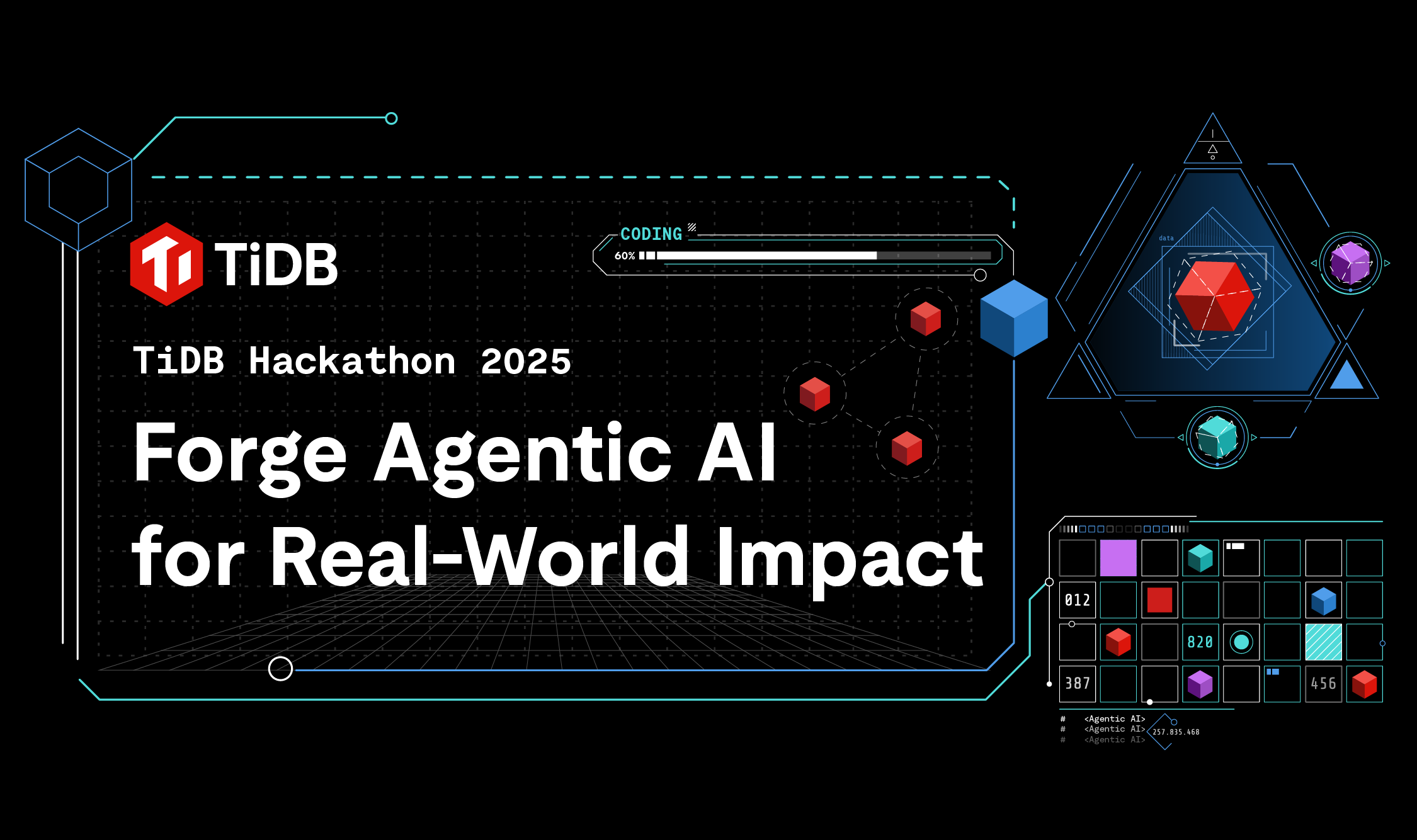【2025 TiDB AgentX 黑客马拉松开始报名啦】用 TiDB 构建智能 Agent 应用，赢取超 21 万元奖金池！评论区回复”我要参赛”+报名截图即可获得100积分 & 经验值奖励！ 
